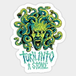 petrify, medusa, medusa god, god medusa, medusa shirt, gorgon, gorgon medusa, medusa gorgon Sticker